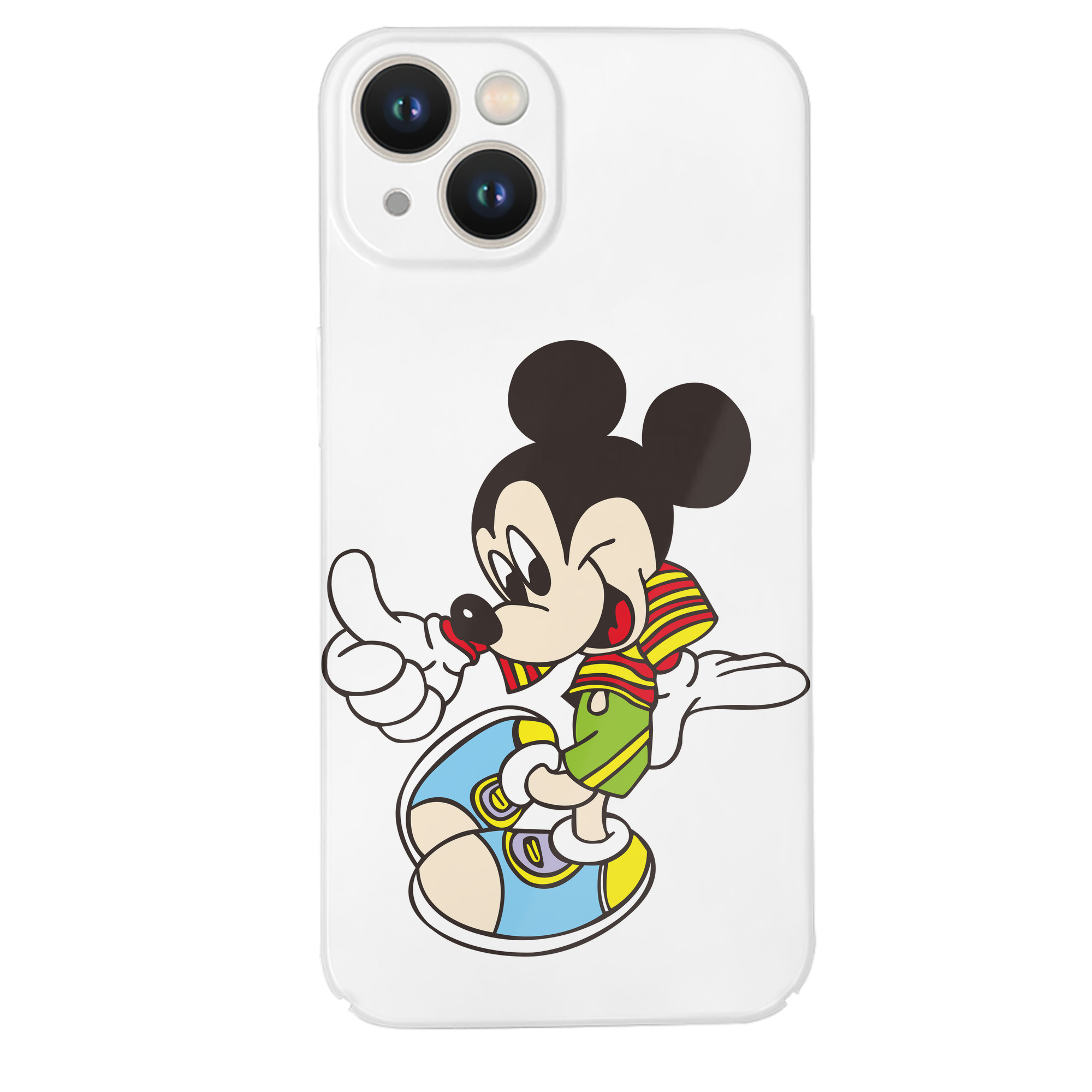 （画像用） ミッキーマウス Mickey Mouse 【iPhone 14シリーズ対応】ハードケース